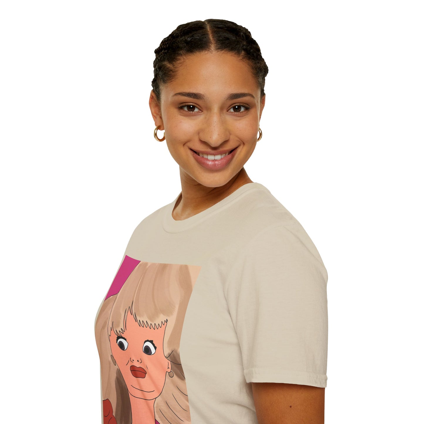 Ewww Retro Pop Art Doll Portrait T-Shirt