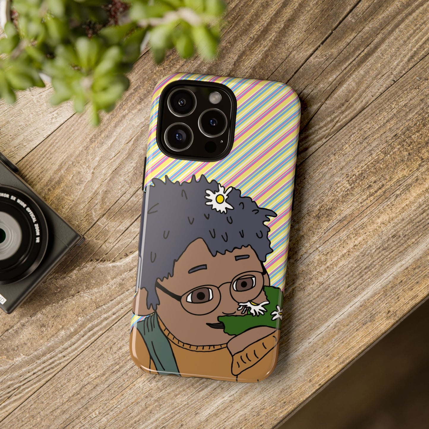 Cute Flowers Tom Phone Case —