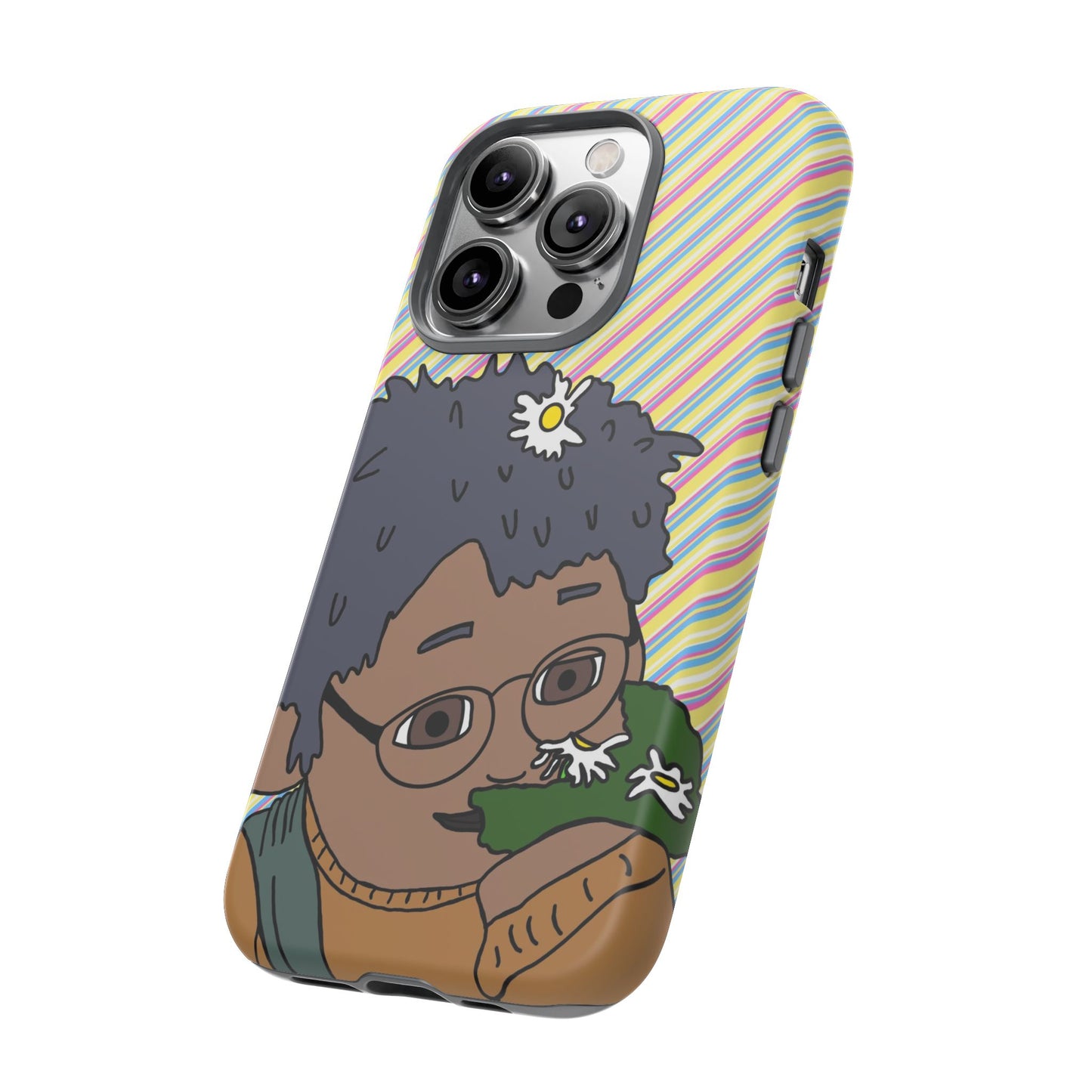 Cute Flowers Tom Phone Case —