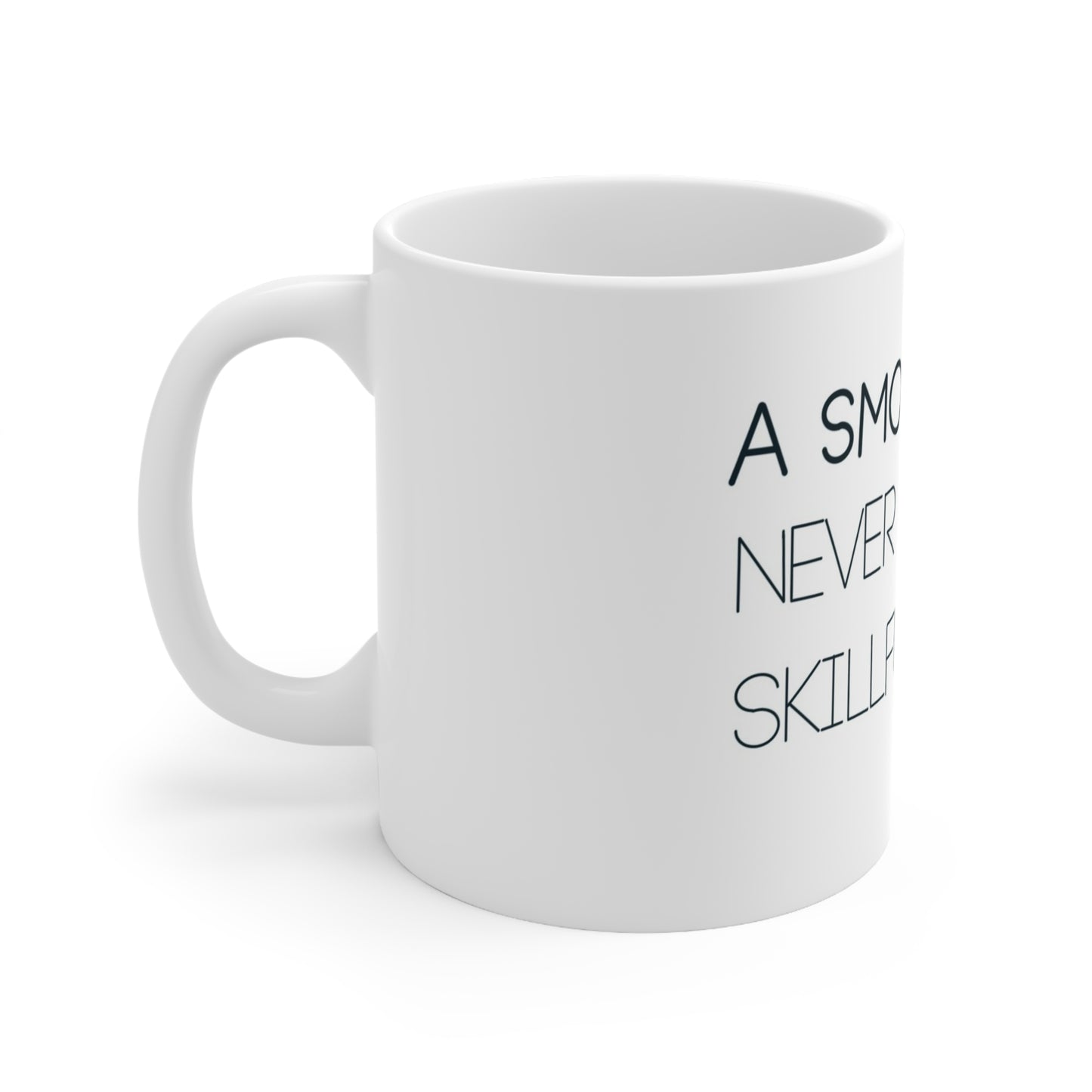 Ceramic Mug – “A Smooth Sea Never Made a Skillful Sailor” Inspirational Coffee Cup (11oz & 15oz)