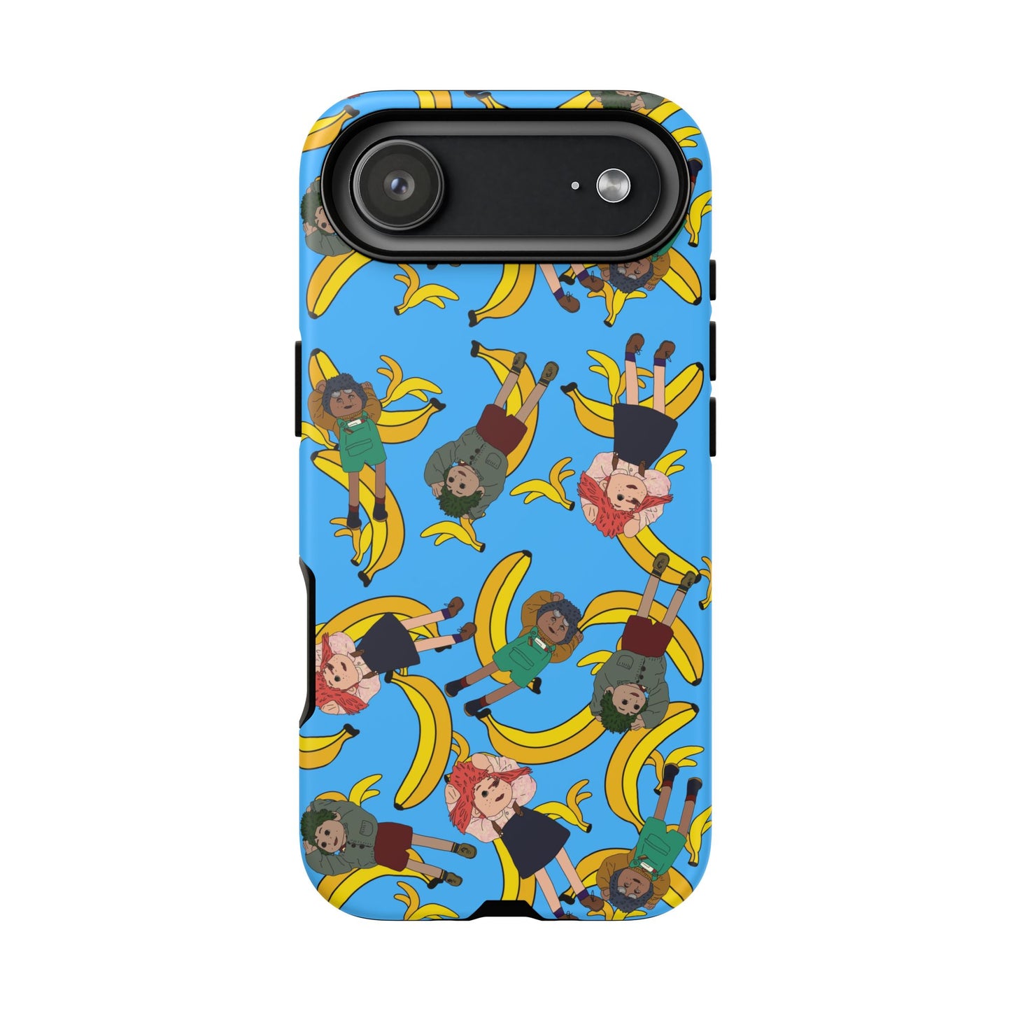 Banana Tots Pattern Phone Case — Cute Cartoon Phone Cover