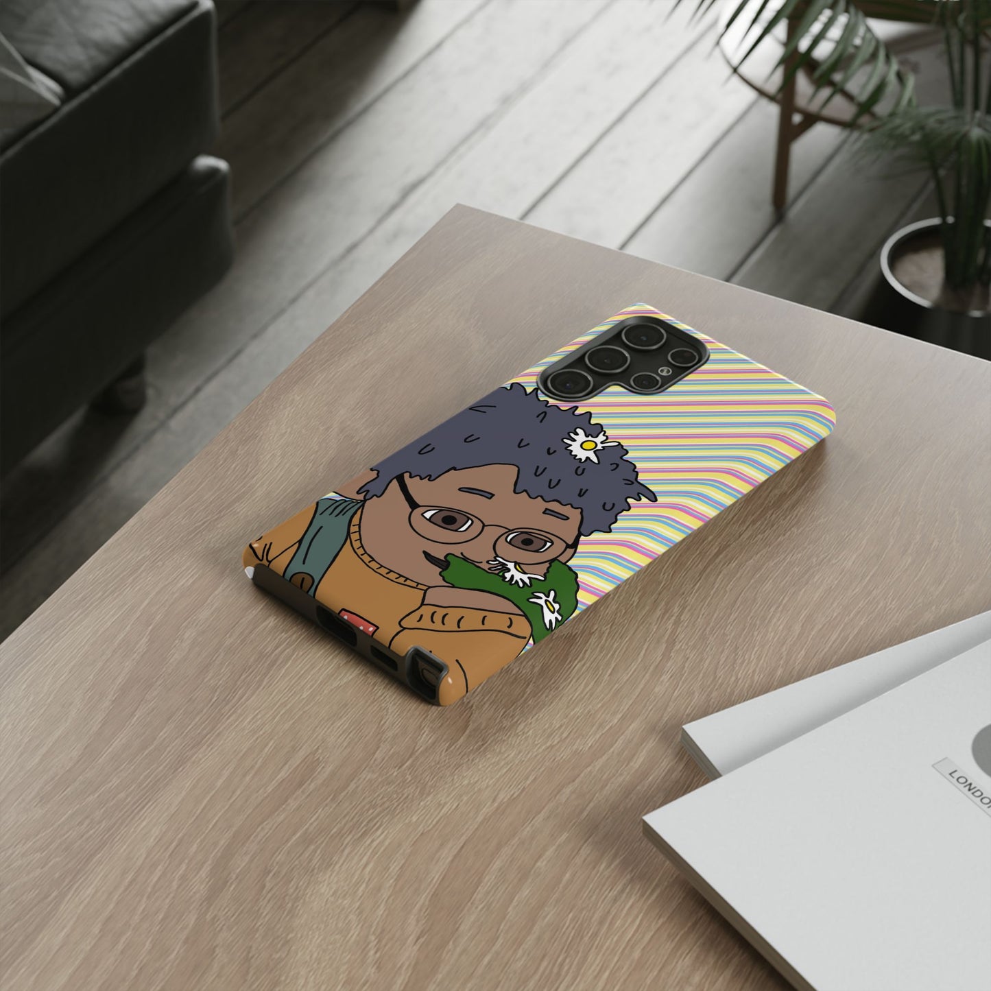 Cute Flowers Tom Phone Case —
