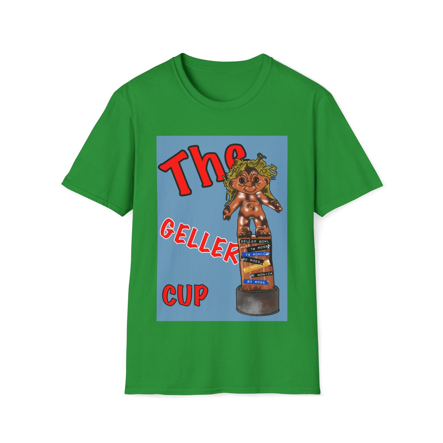Friends TV Show Geller Cup T-Shirt — Retro Trophy Graphic Tee