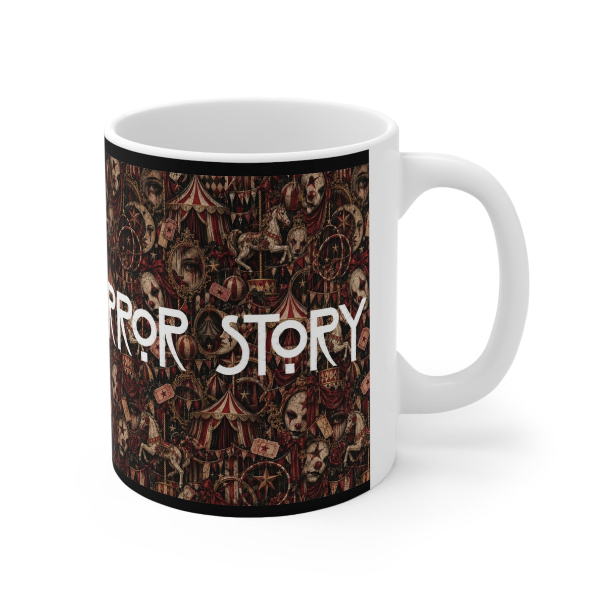 American Horror Story | Clown Pattern Mug | More Jam
