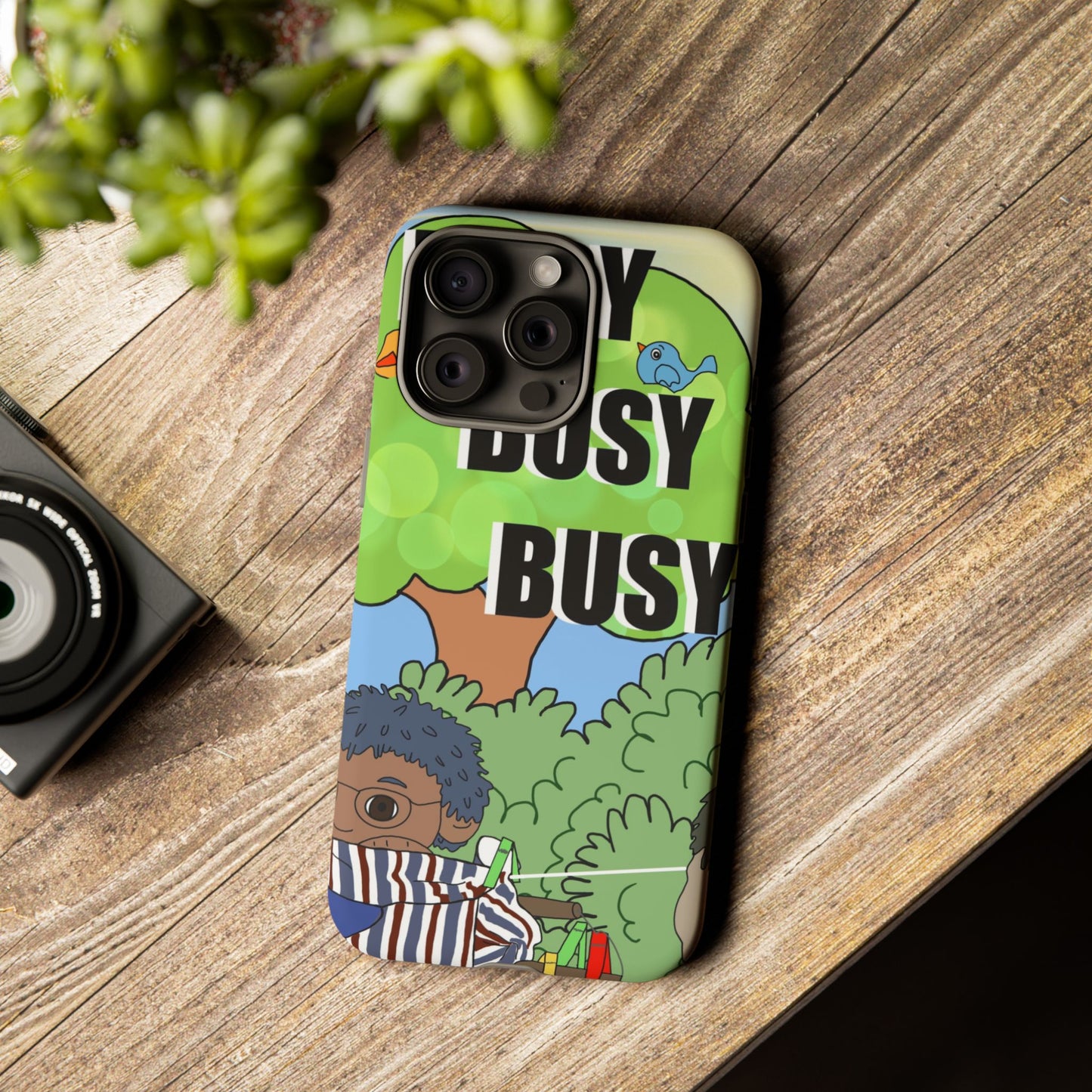 Phone Case — "Busy Busy Busy"