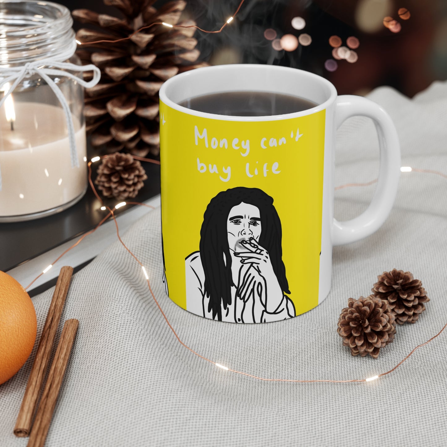 Bob Marley | Money Can't Buy Life Mug | More Jam