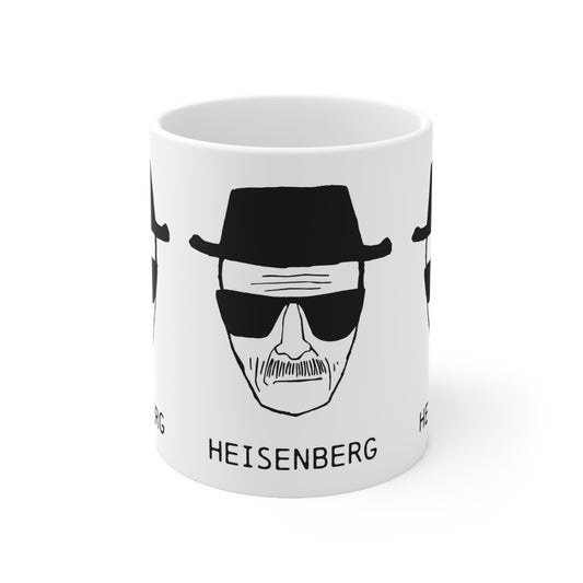 Heisenberg Face Mug — TV Show Walter White Coffee Cup (11oz & 15oz)
