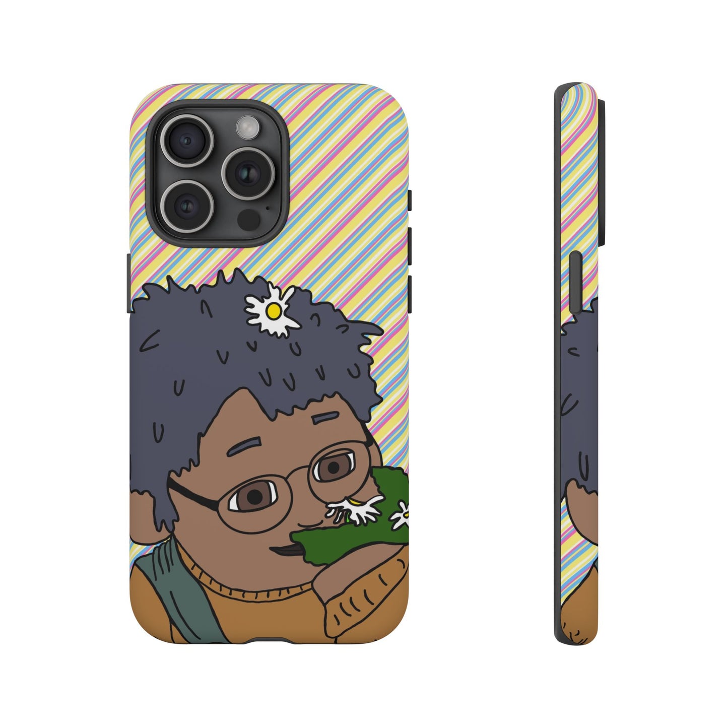 Cute Flowers Tom Phone Case —