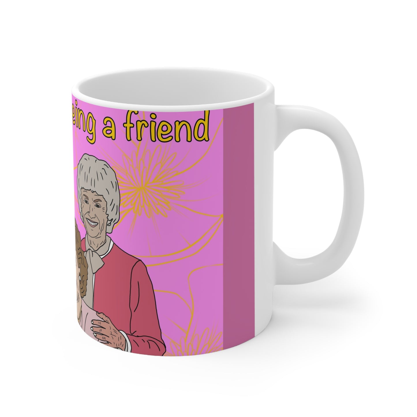 Golden Girls 'Thank You for Being a Friend' Ceramic Coffee Mug