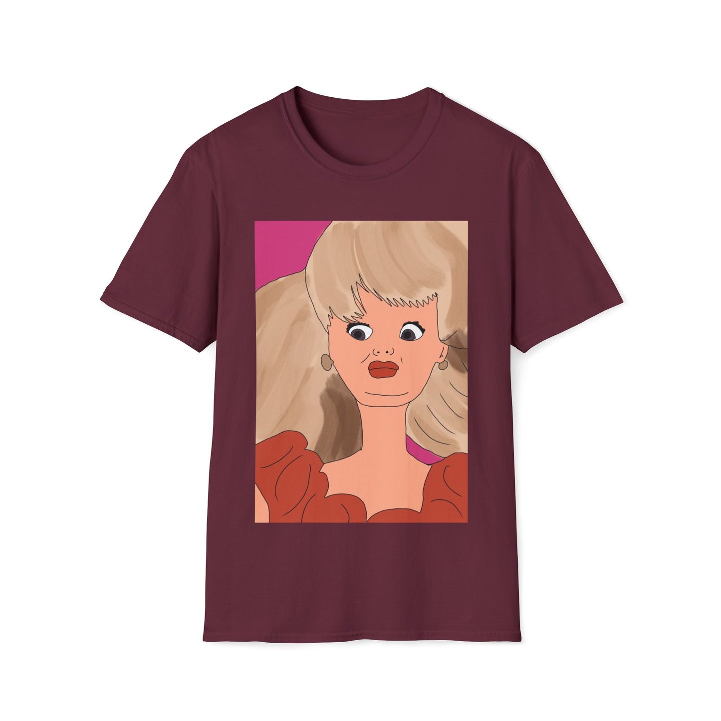 Ewww Retro Pop Art Doll Portrait T-Shirt