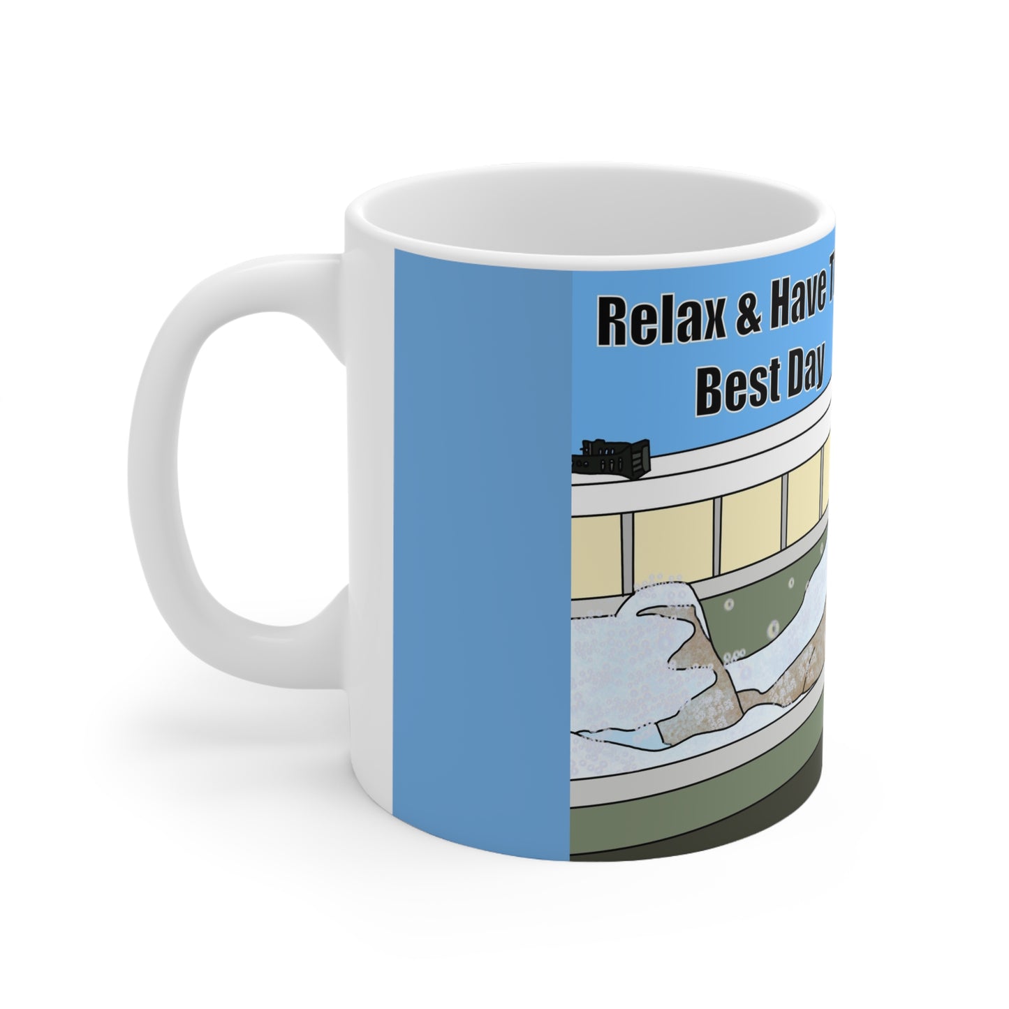 Afterlife Postman Bath Ceramic Coffee Mug