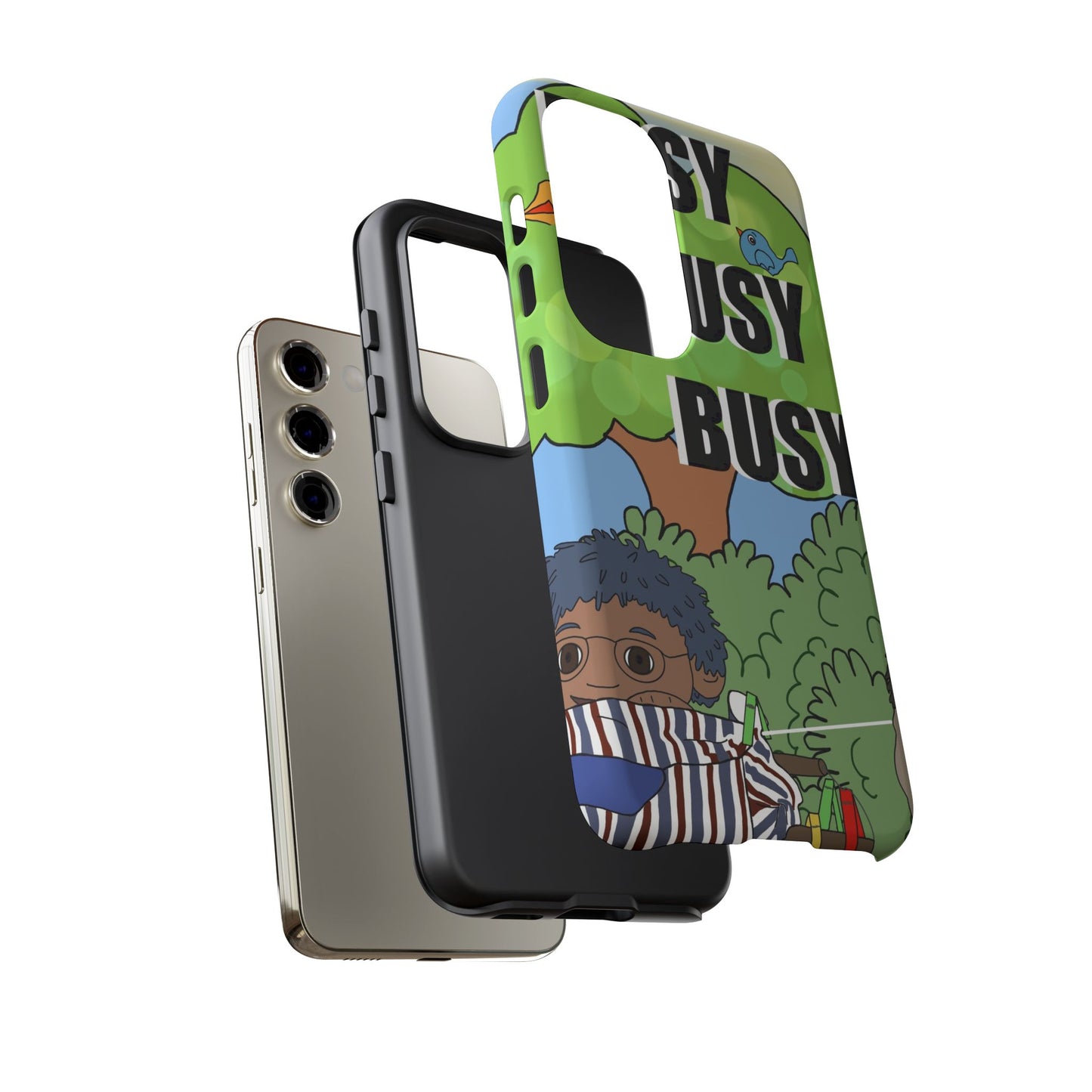 Phone Case — "Busy Busy Busy"