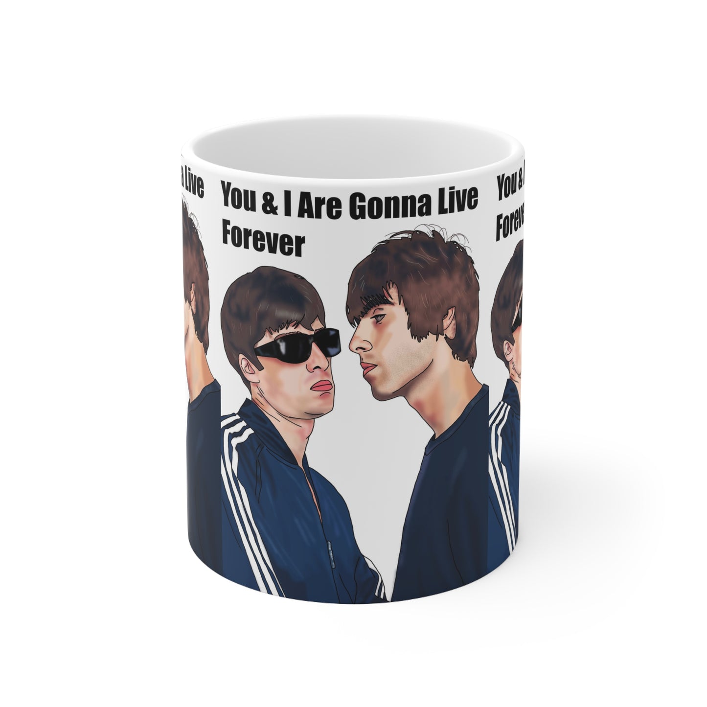 Oasis "You & I Are Gonna Live Forever" Mug