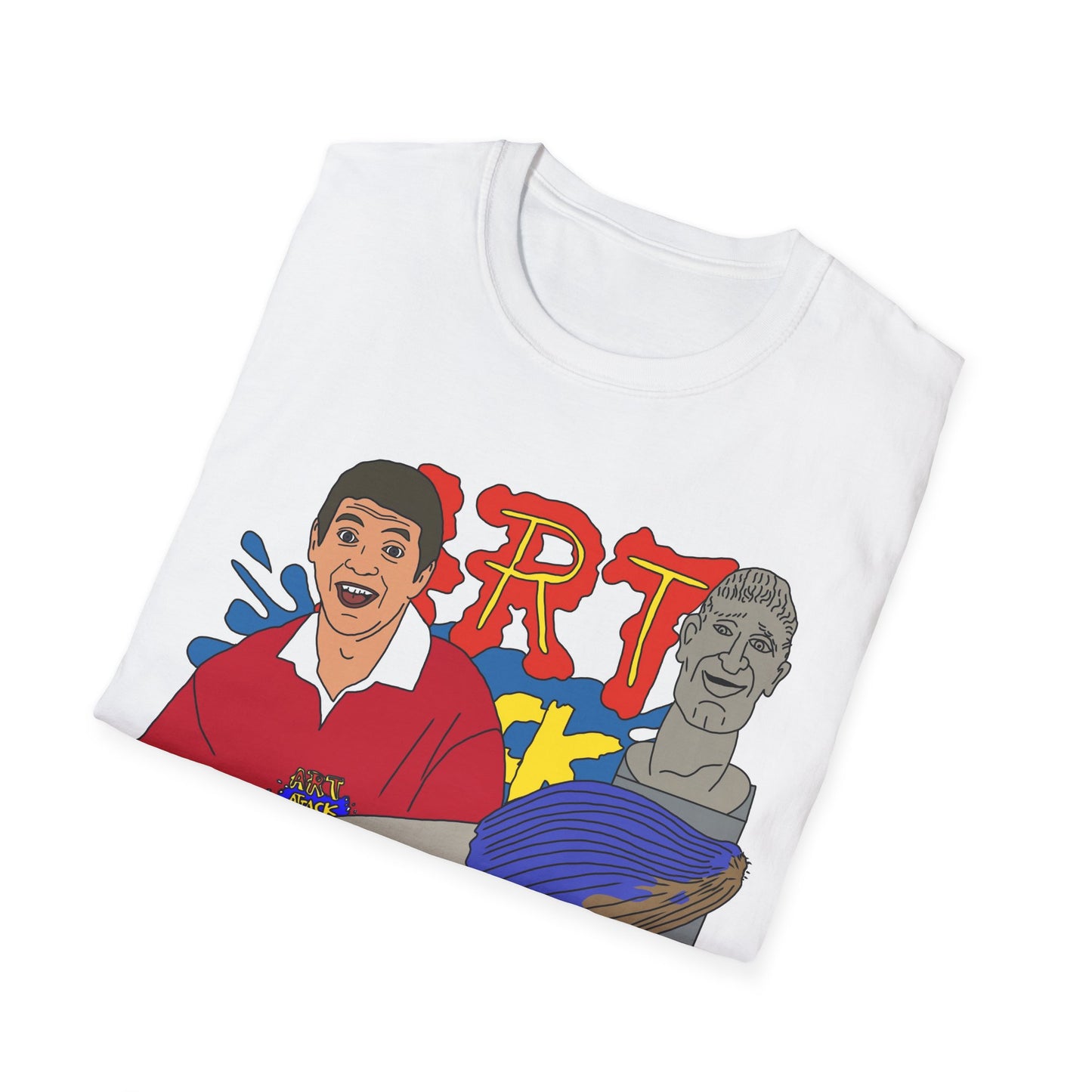 Art Attack 90s T-Shirt — Funny Graphic Tee
