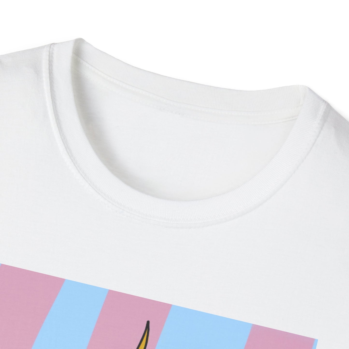 90s Retro Rainbow Troll T-Shirt — Colorful Flaming Hair Cartoon Tee