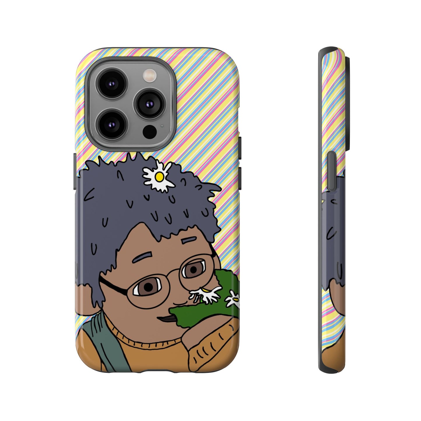 Cute Flowers Tom Phone Case —