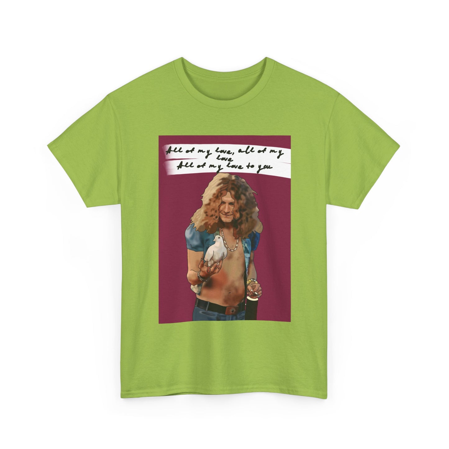 Robert Plant Led Zeppelin lyrics t shirt