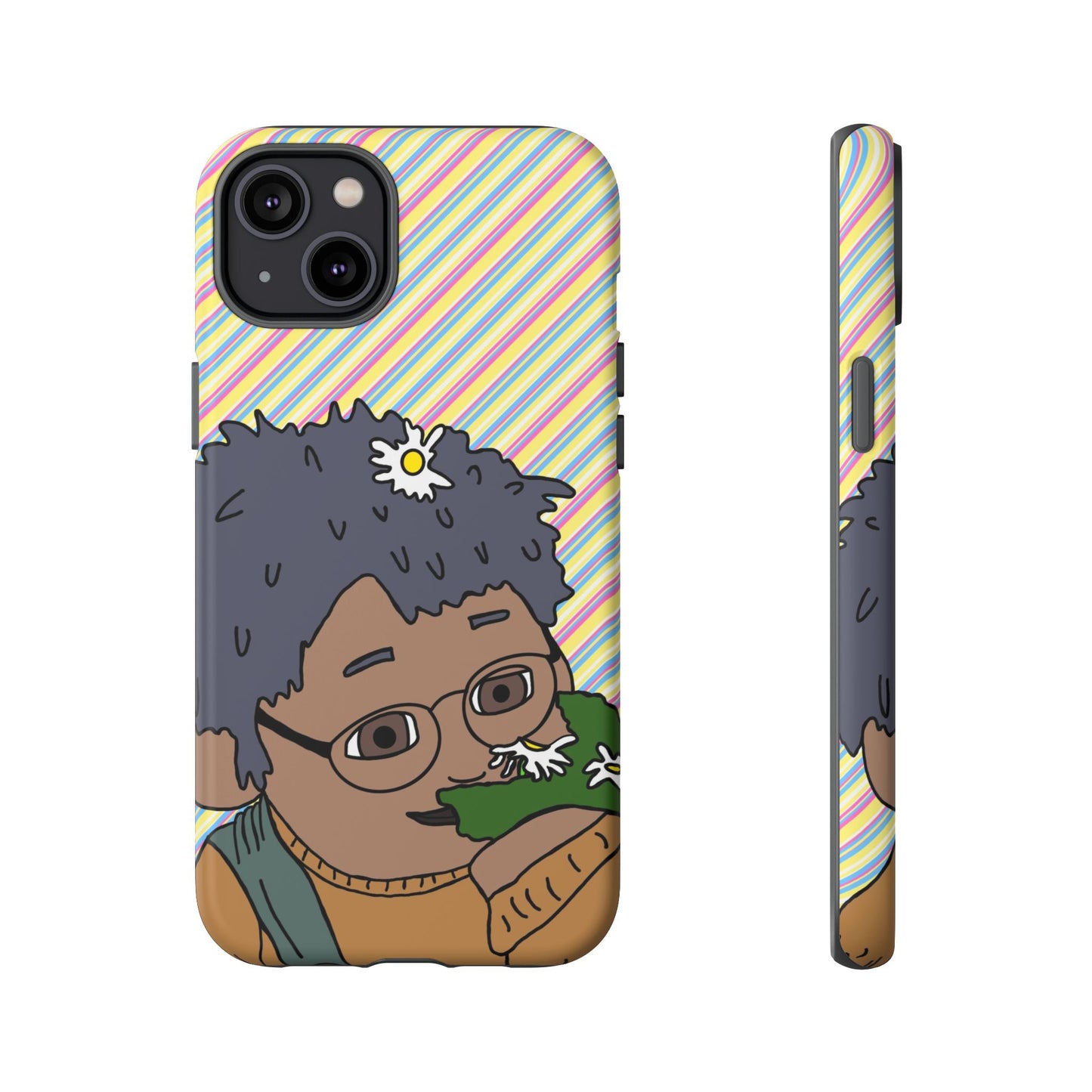 Cute Flowers Tom Phone Case —