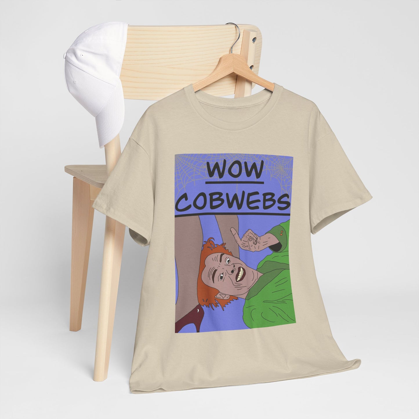 Drop Dead Fred T-Shirt — Funny "Wow Cobwebs" Retro Cartoon Tee