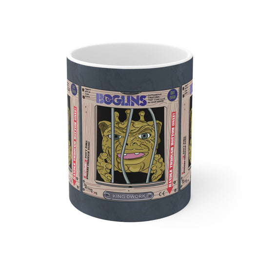 90s Boglins Retro Toy Box Ceramic Coffee Mug —