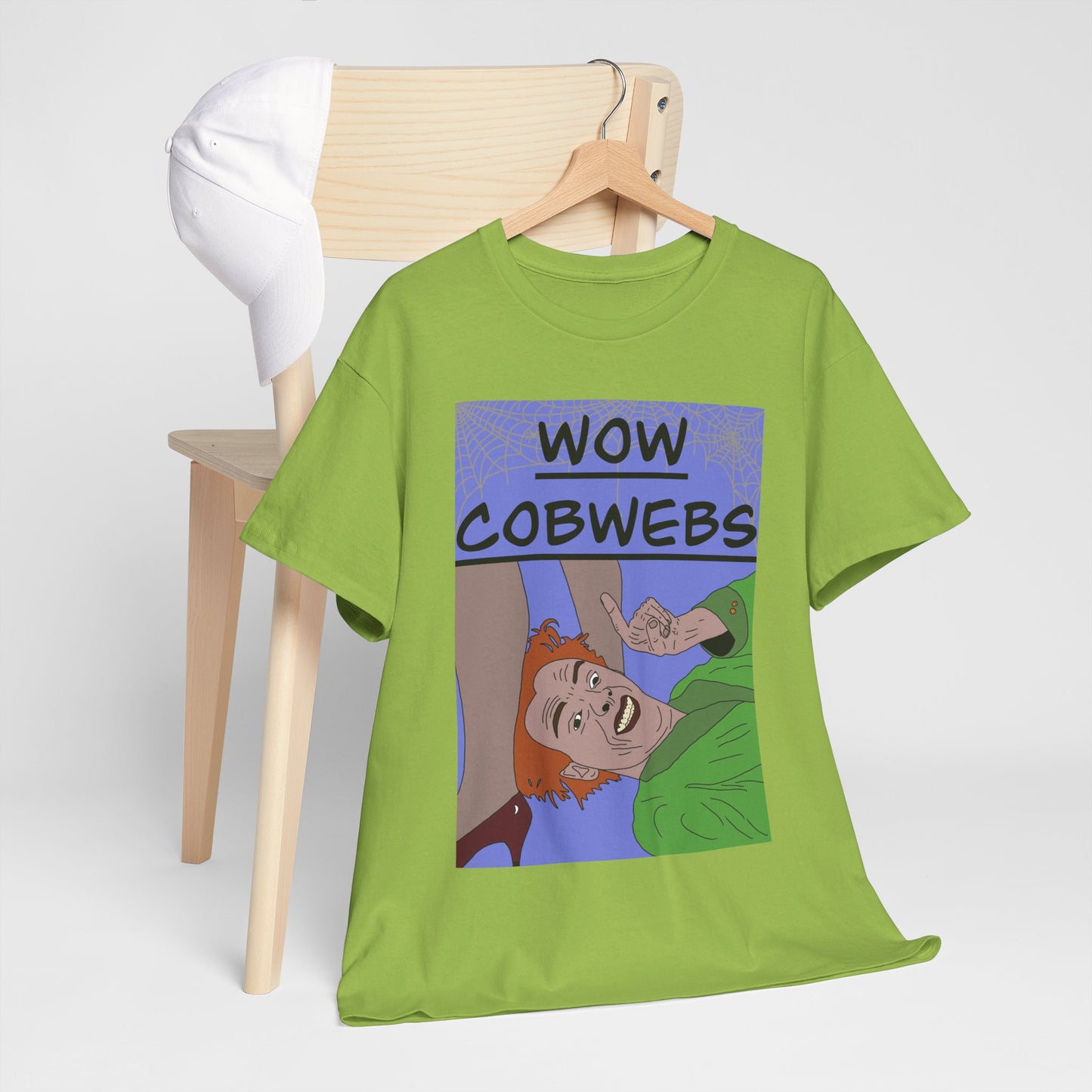 Drop Dead Fred T-Shirt — Funny "Wow Cobwebs" Retro Cartoon Tee