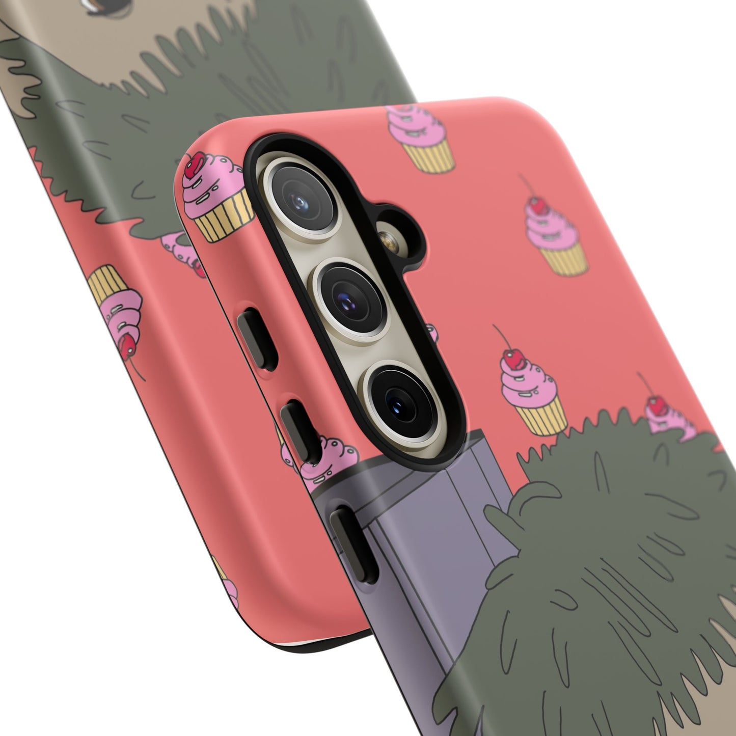 Cute Cupcake Tiny Phone Case — Whimsical Retro Character Protective Cover