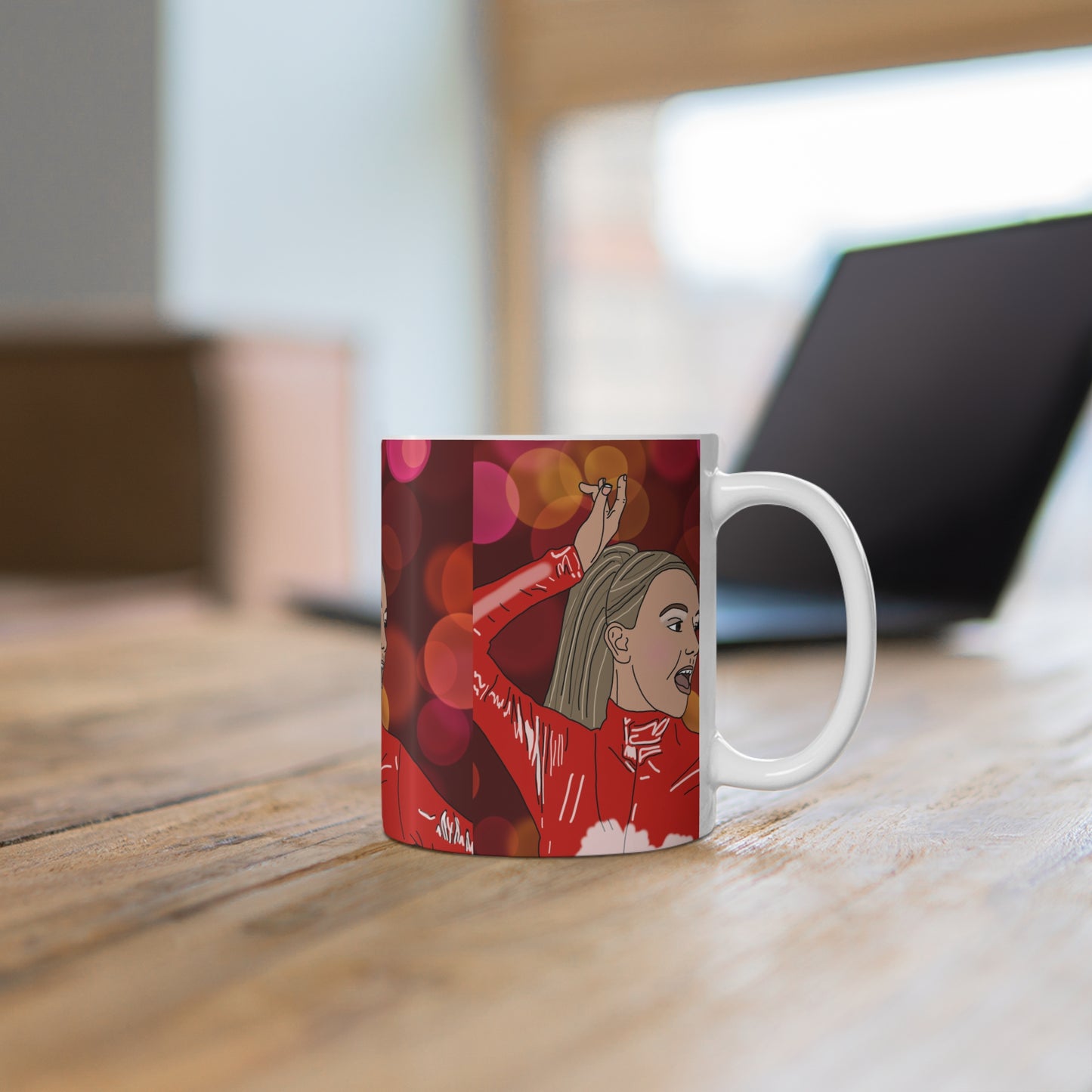 Britney Coffee Mug – Pop Star Illustration Ceramic Mug
