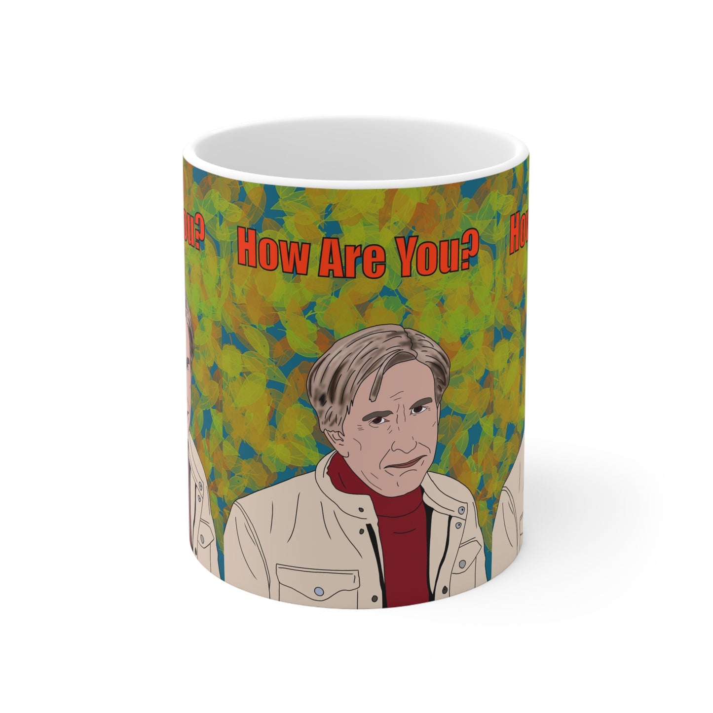 Alan Partridge How Are You? Ceramic Coffee Cup