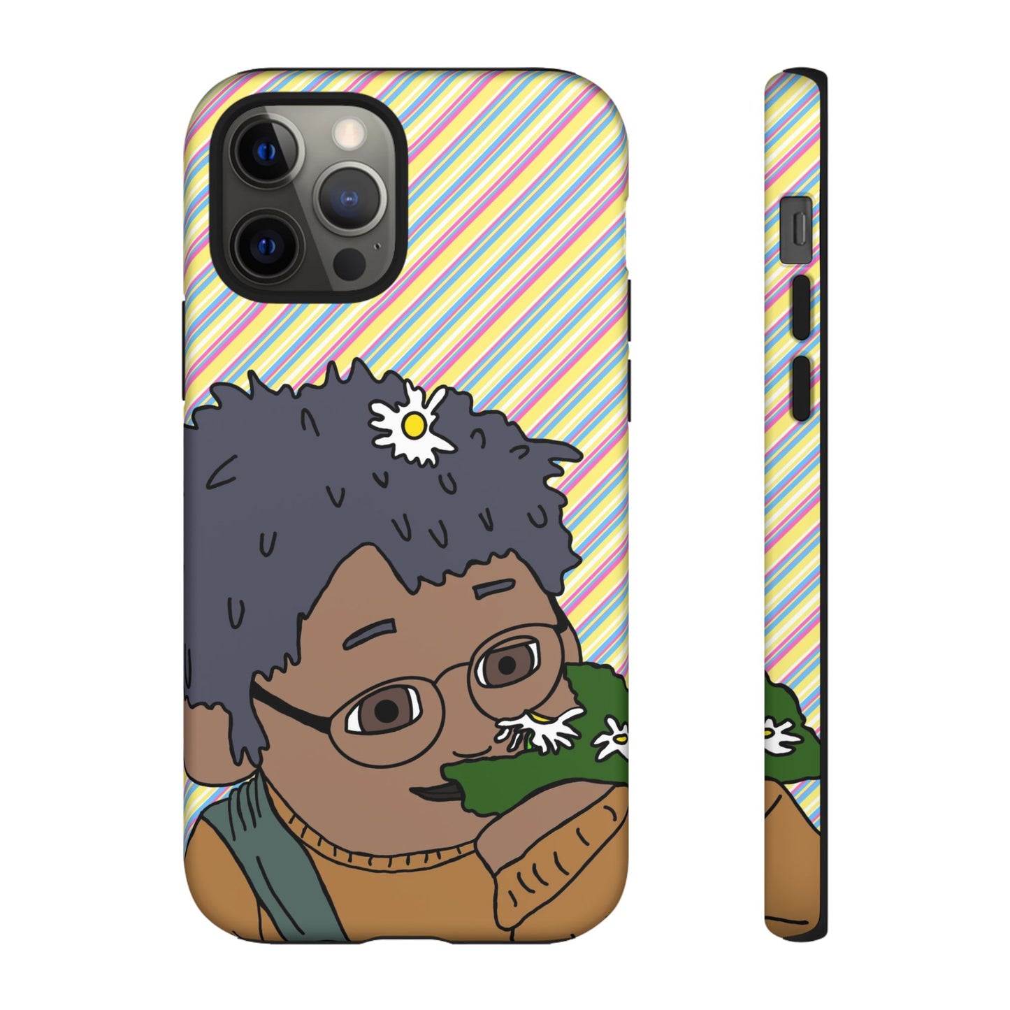 Cute Flowers Tom Phone Case —