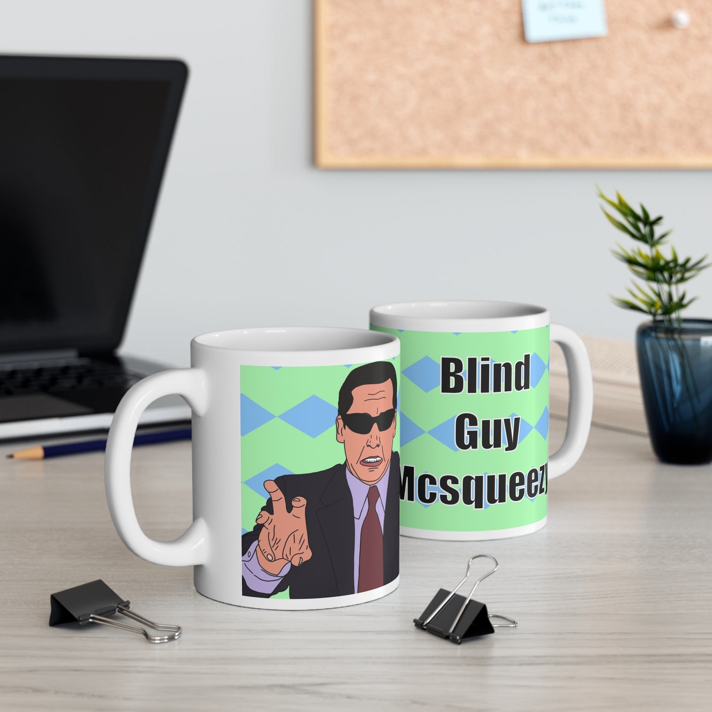 The Office US | Blind Guy McSqueezy Mug | More Jam