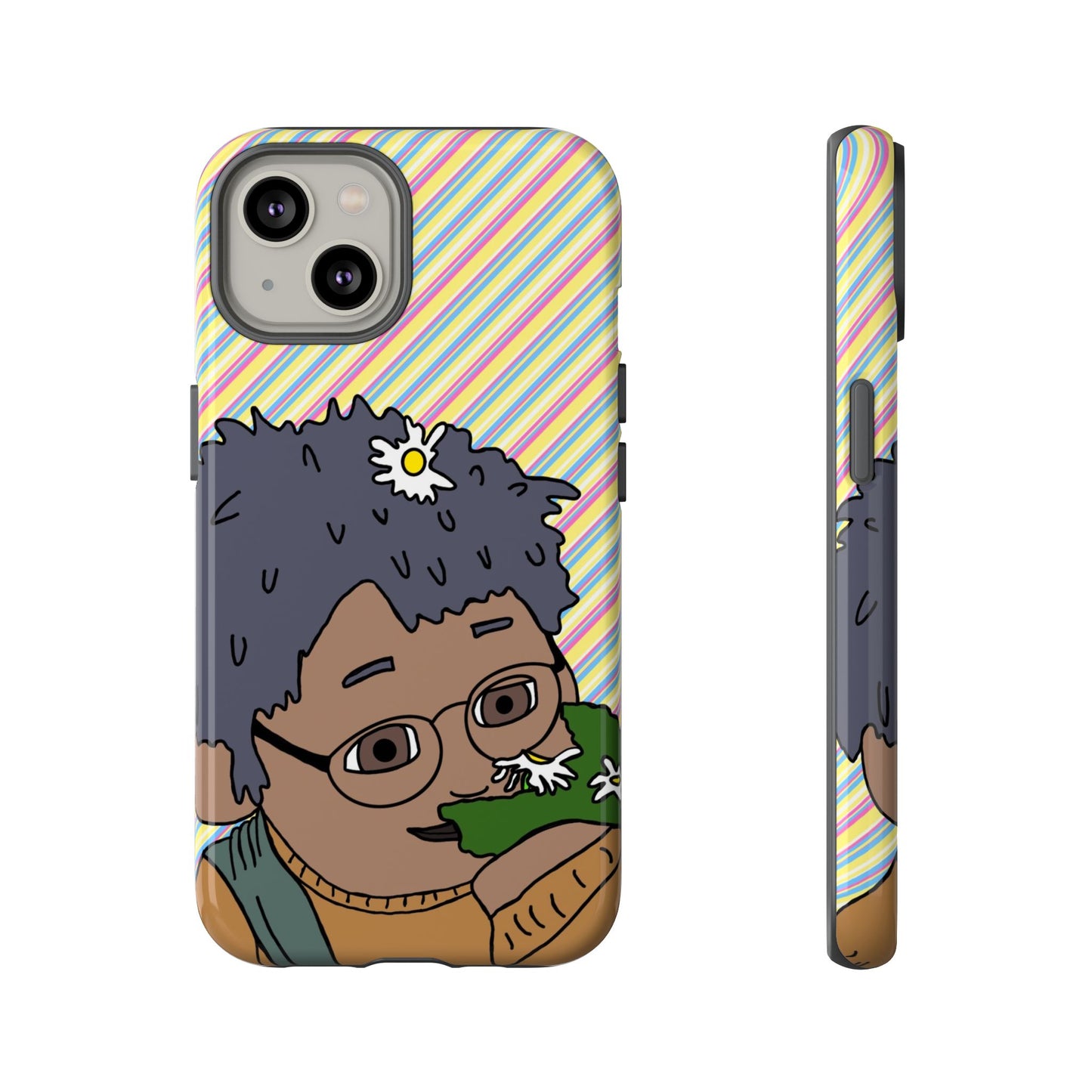 Cute Flowers Tom Phone Case —