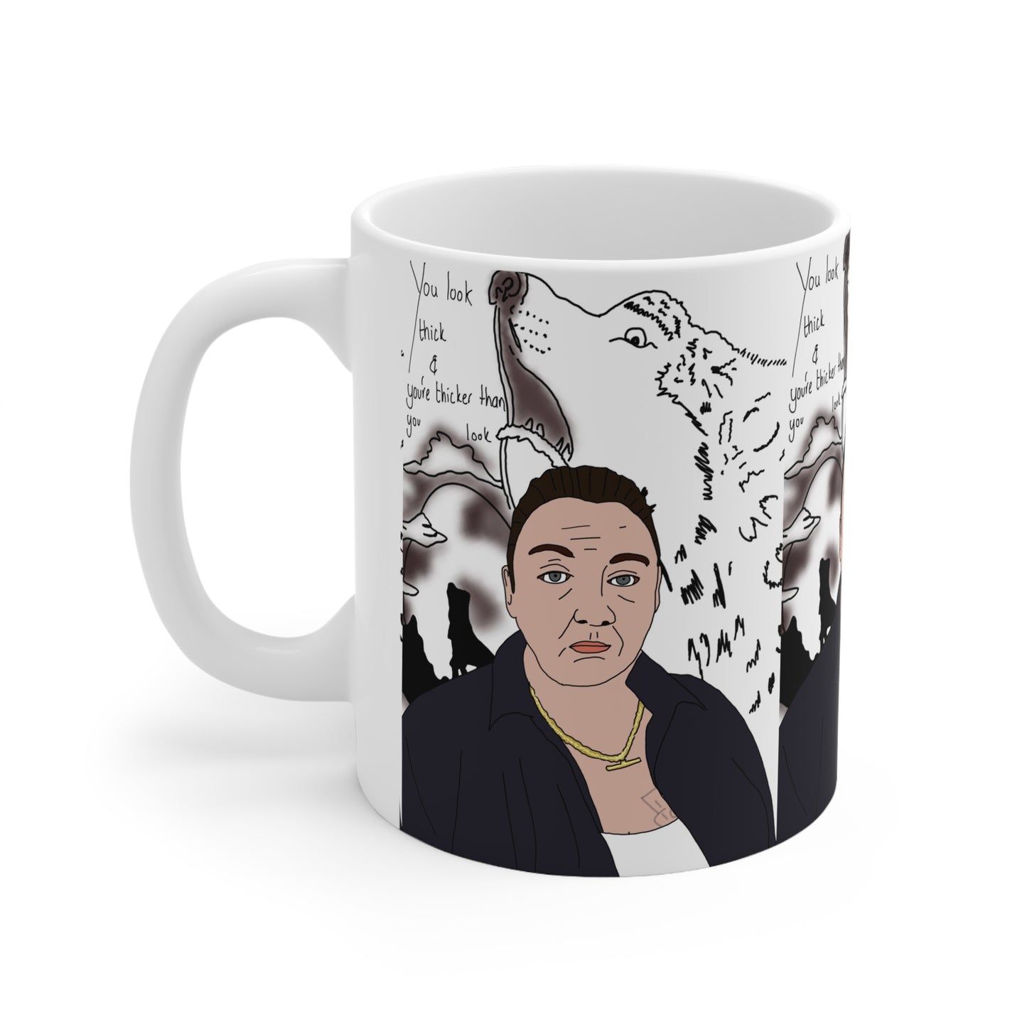 Mandy Tattoo This Country — Ceramic Coffee Mug