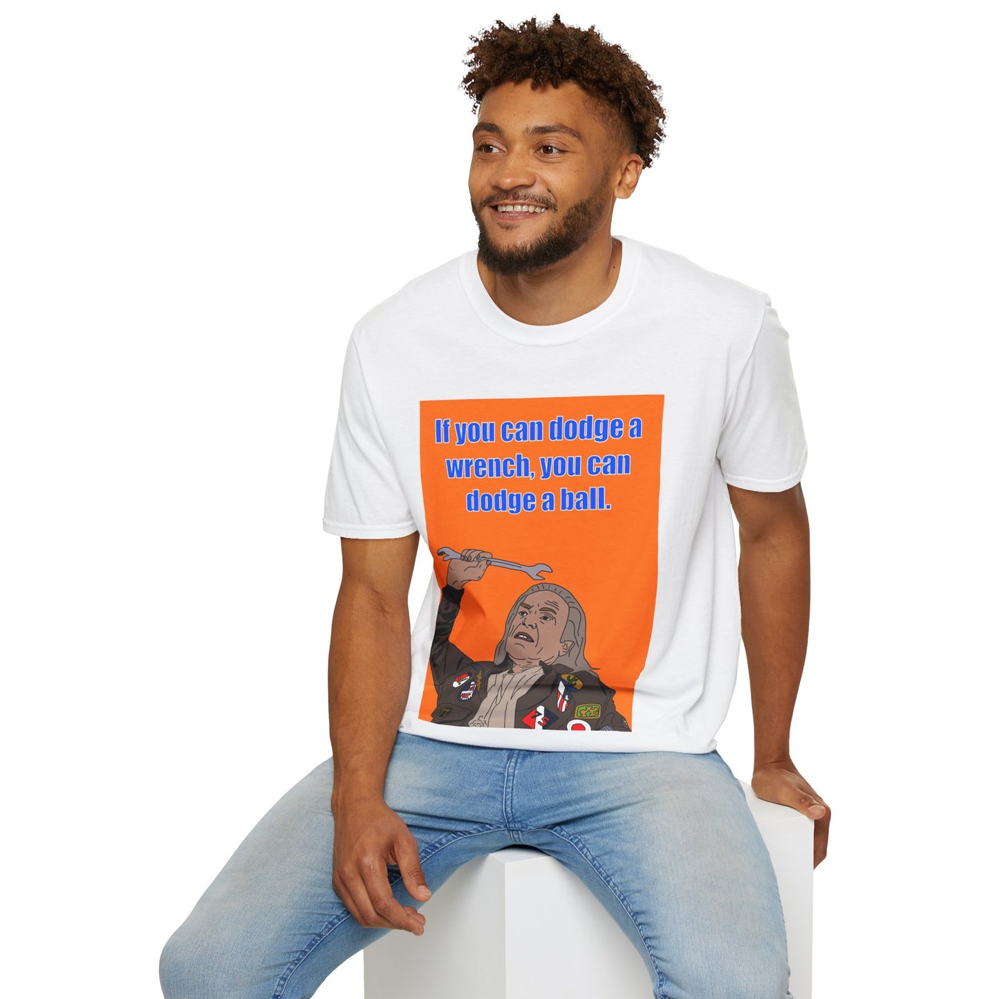 Dodgeball Dodge a Wrench T-Shirt — Funny Quote Tee