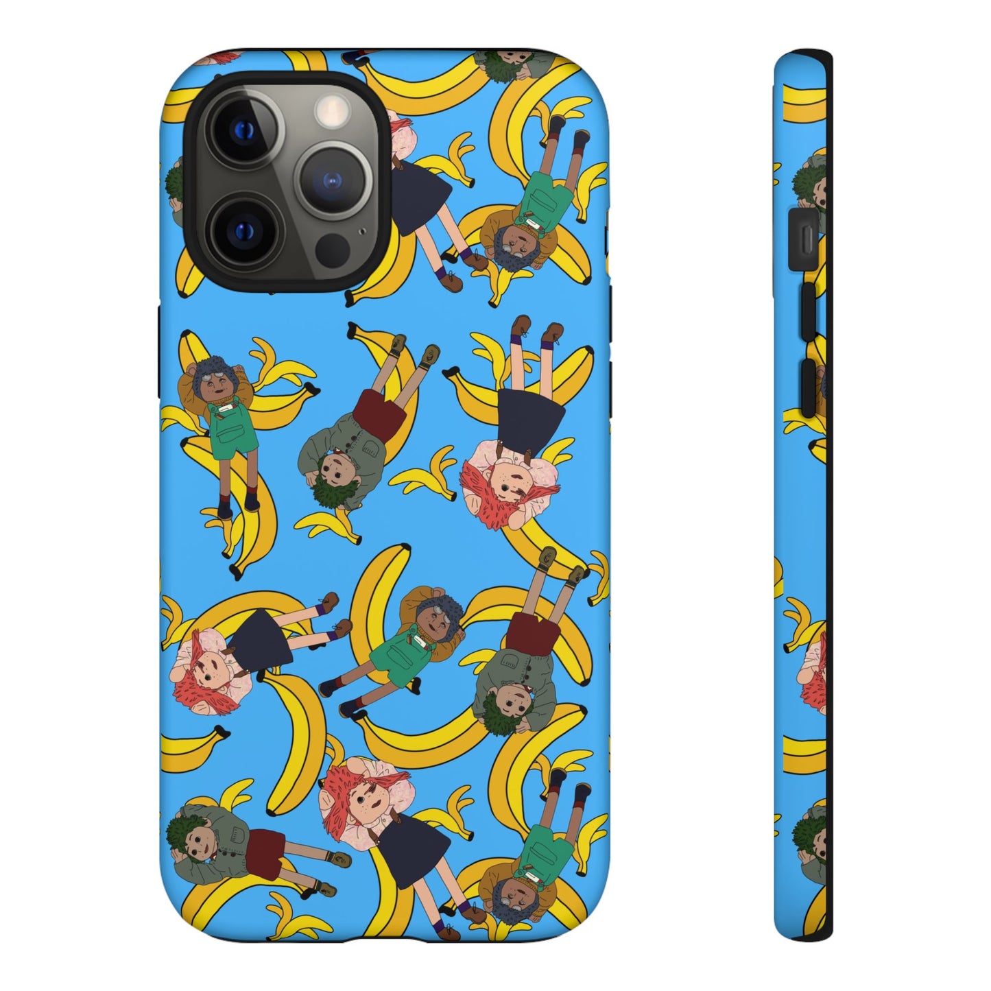 Banana Tots Pattern Phone Case — Cute Cartoon Phone Cover