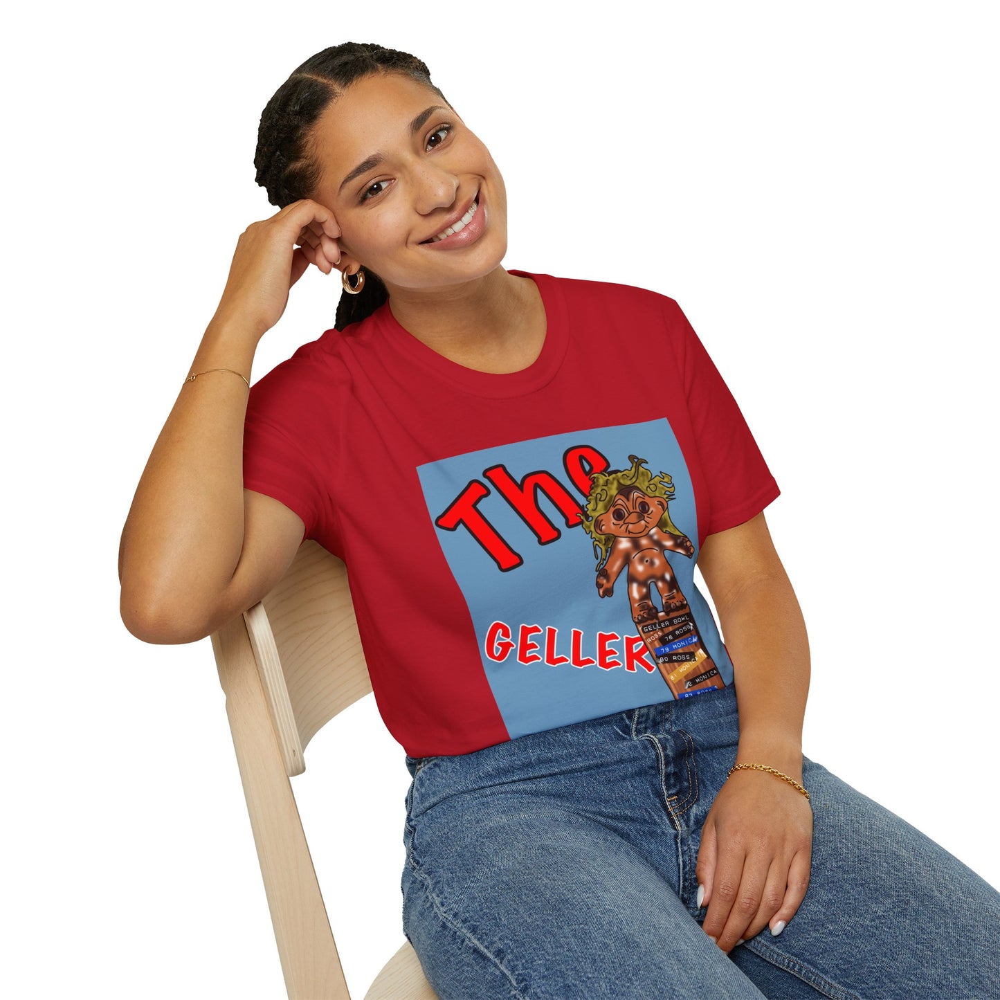 Friends TV Show Geller Cup T-Shirt — Retro Trophy Graphic Tee