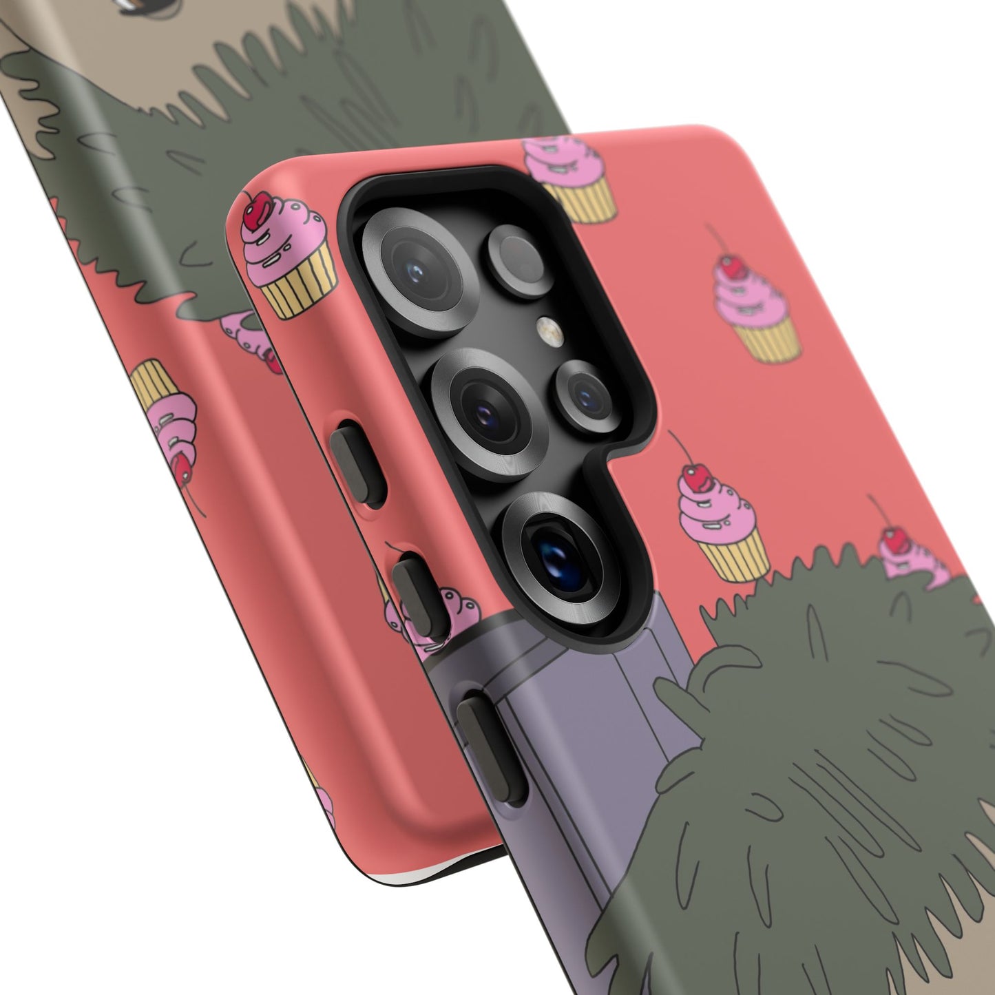 Cute Cupcake Tiny Phone Case — Whimsical Retro Character Protective Cover