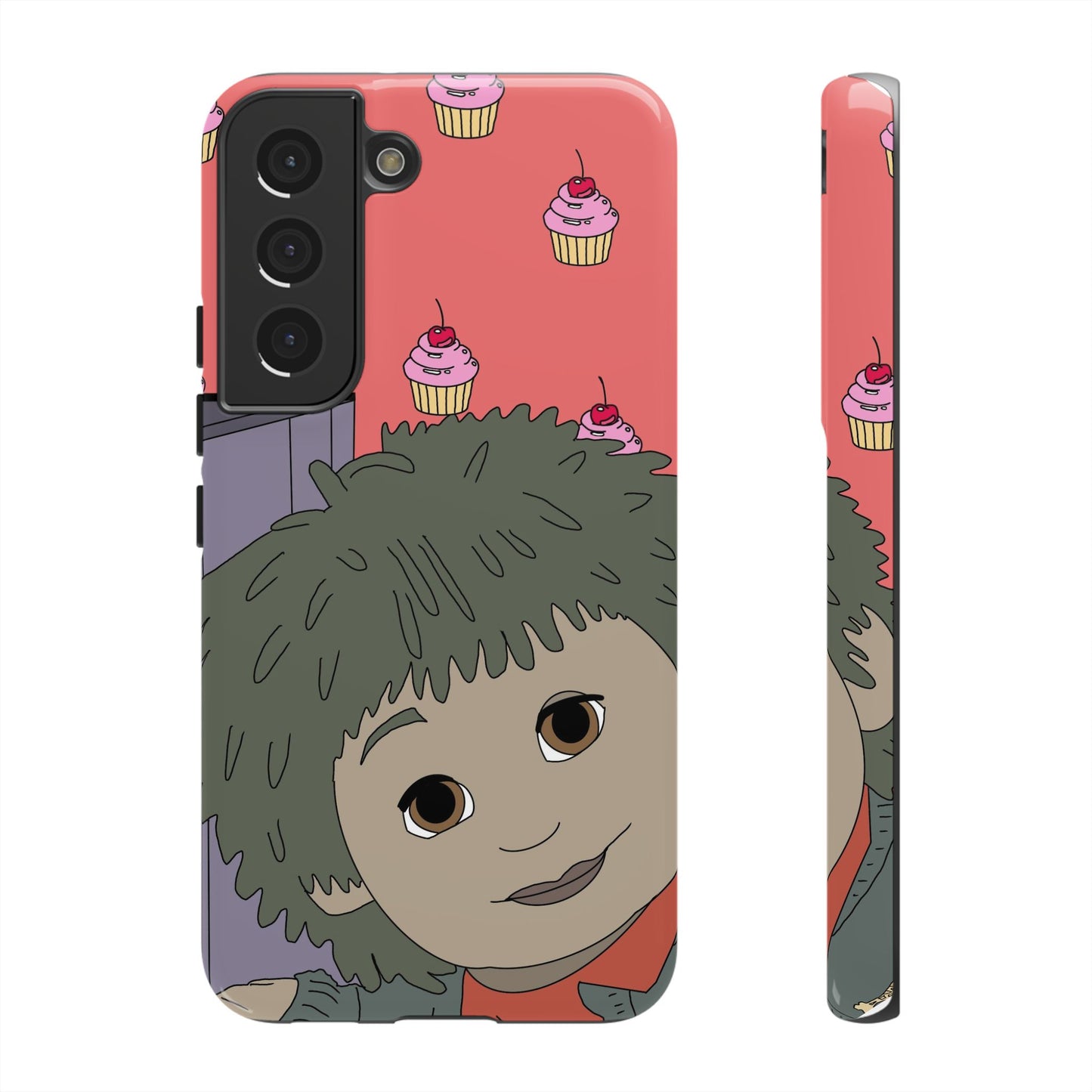 Cute Cupcake Tiny Phone Case — Whimsical Retro Character Protective Cover