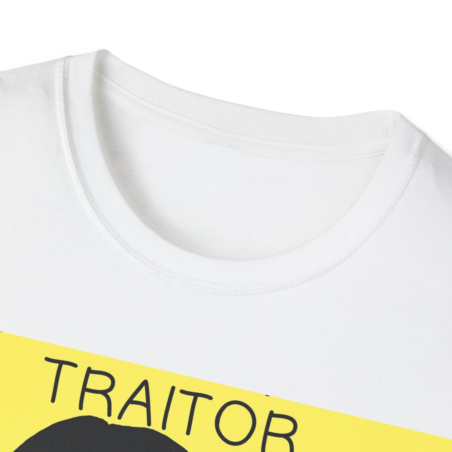 Traitor Claudia Winkleman Graphic T-Shirt — Bold Pop Art Portrait Tee