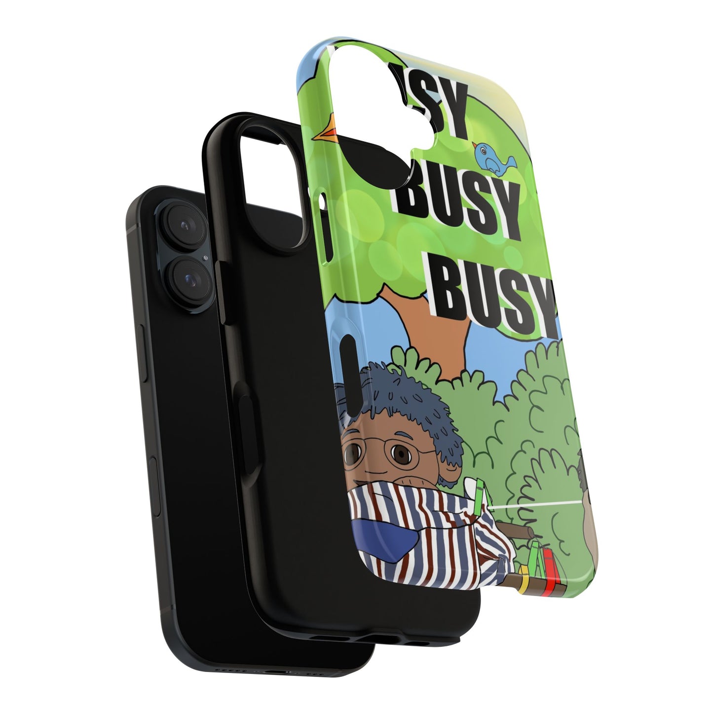 Phone Case — "Busy Busy Busy"