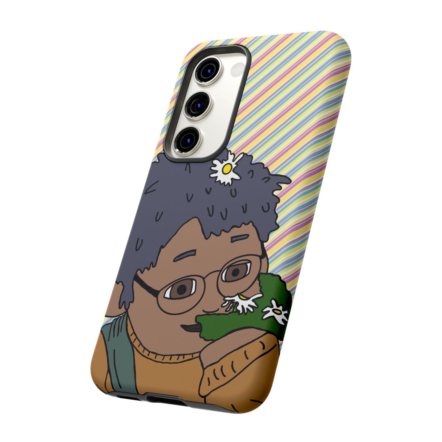 Cute Flowers Tom Phone Case —