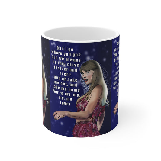 Taylor Swifty 'Lover' Ceramic Cup