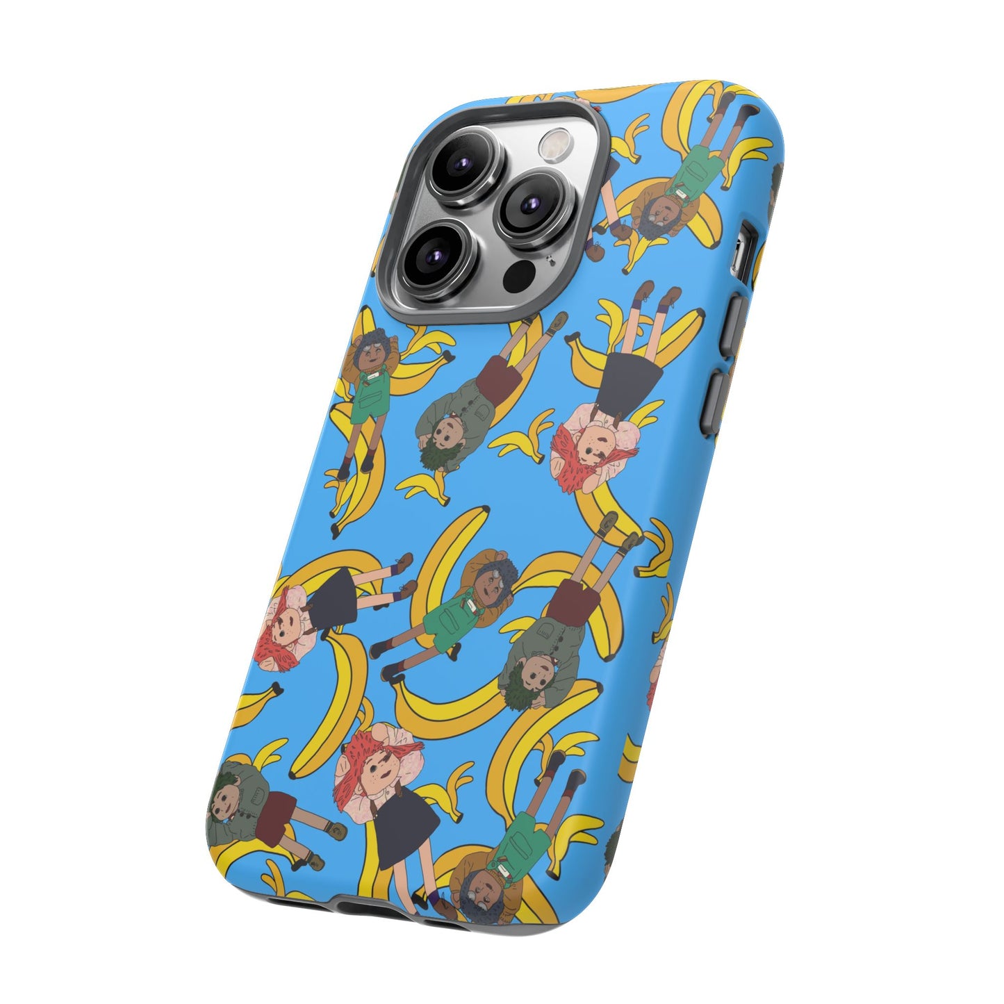Banana Tots Pattern Phone Case — Cute Cartoon Phone Cover