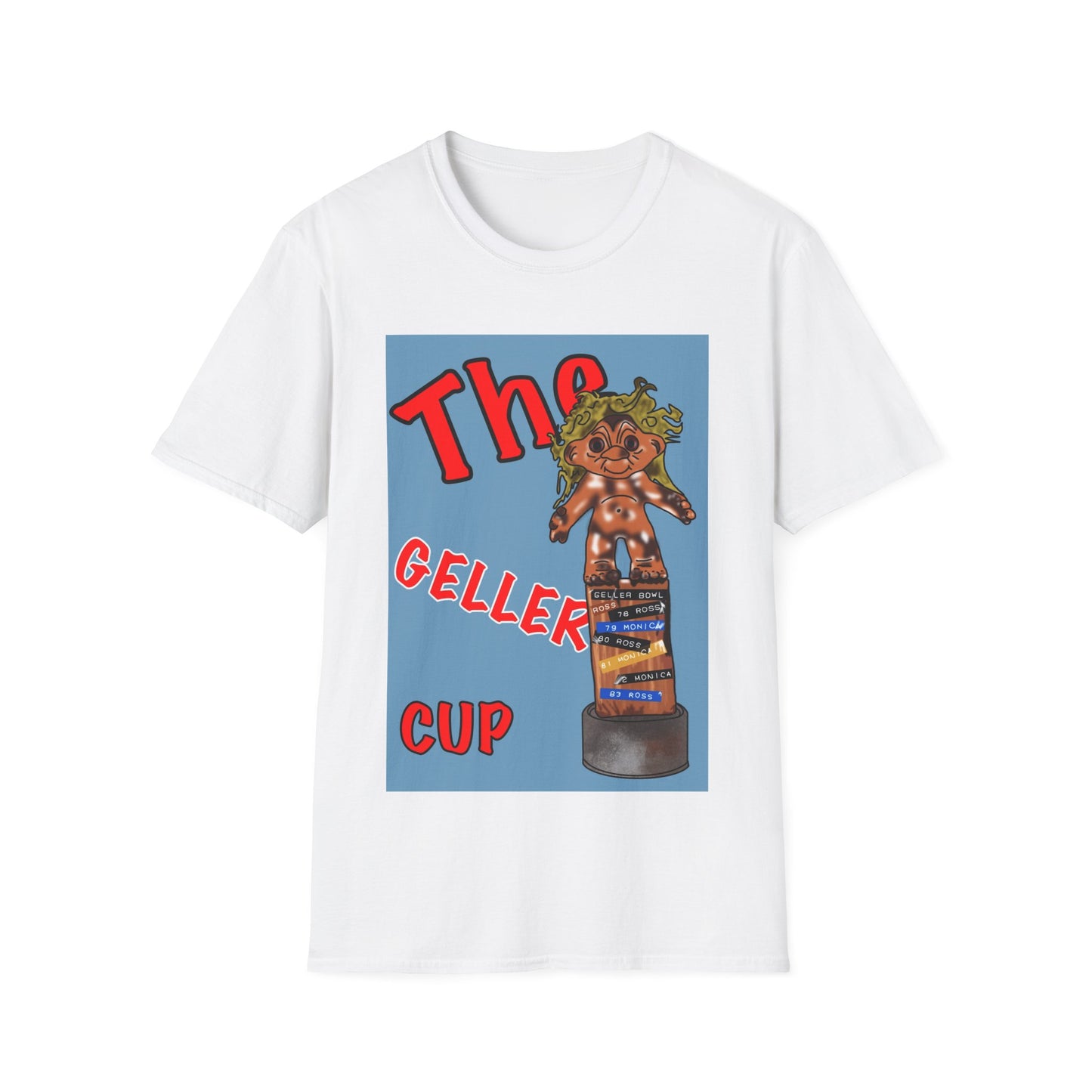 Friends TV Show Geller Cup T-Shirt — Retro Trophy Graphic Tee