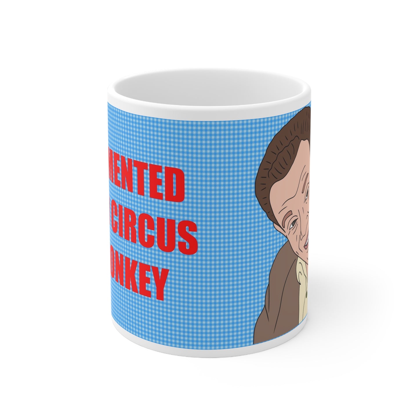 King Of Queens Demented Old Circus Monkey Mug | More Jam