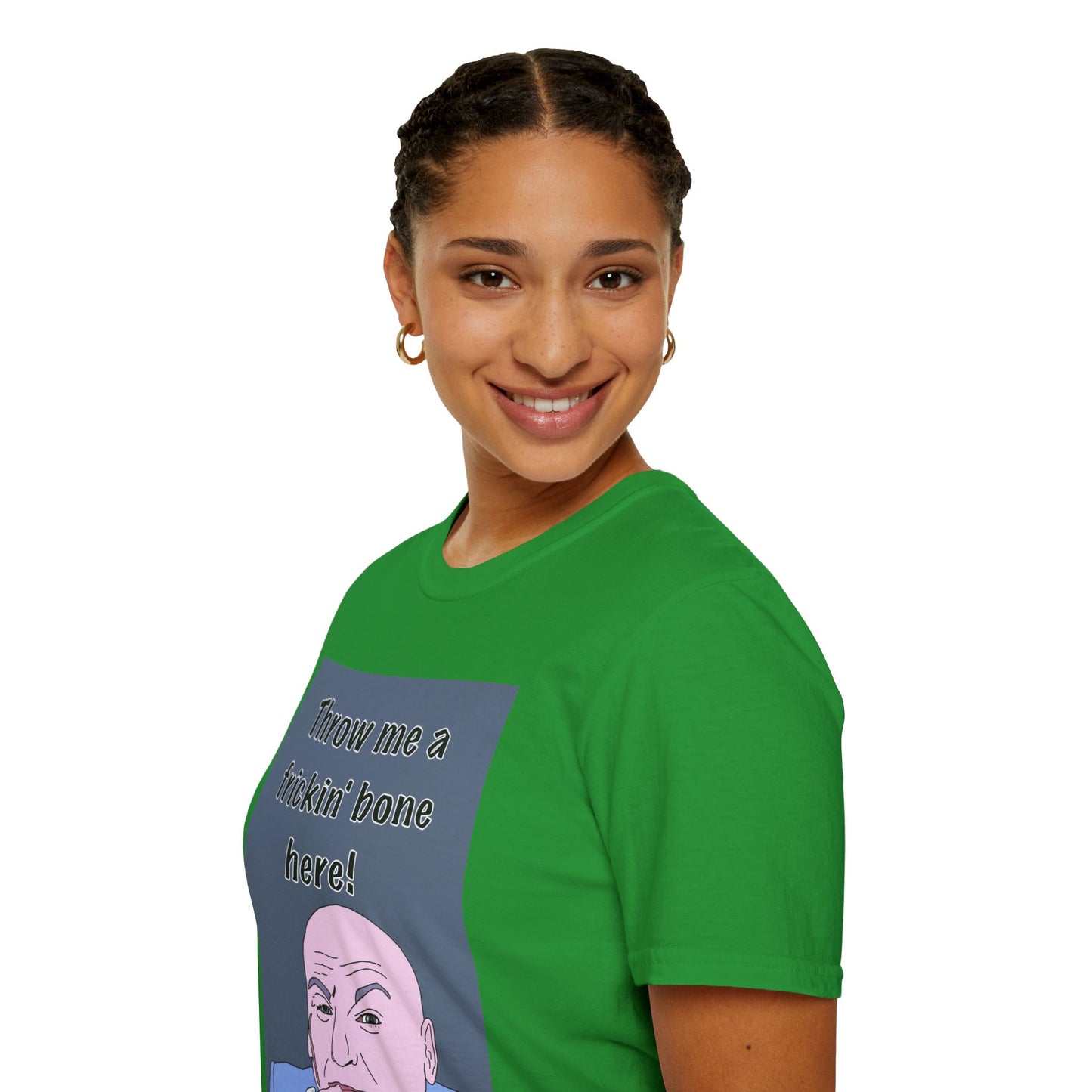 Dr Evil Austin Powers Throw Me a Frickin' Bone T-Shirt — Funny Meme Graphic Tee