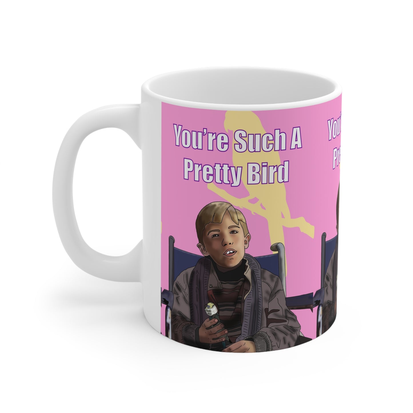 Dumb & Dumber Pretty Bird Ceramic Coffee Cups