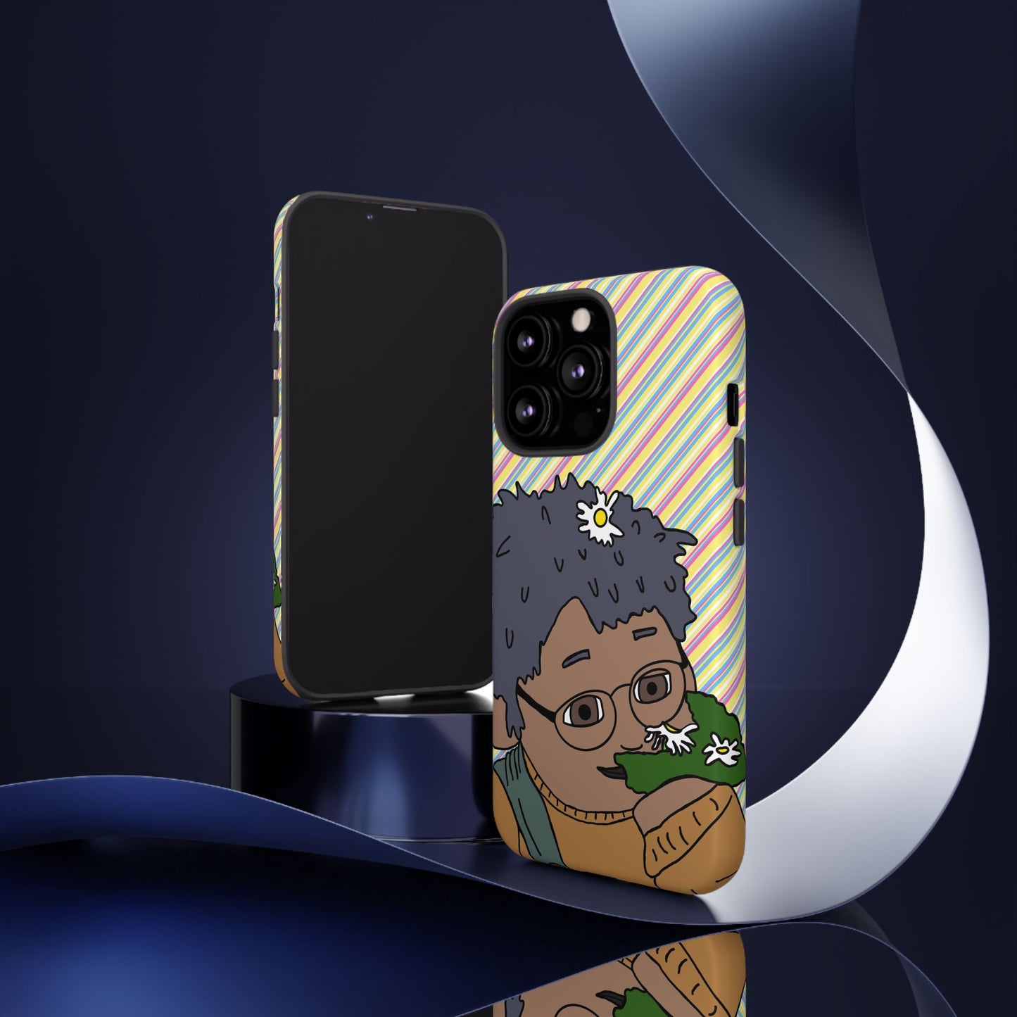 Cute Flowers Tom Phone Case —