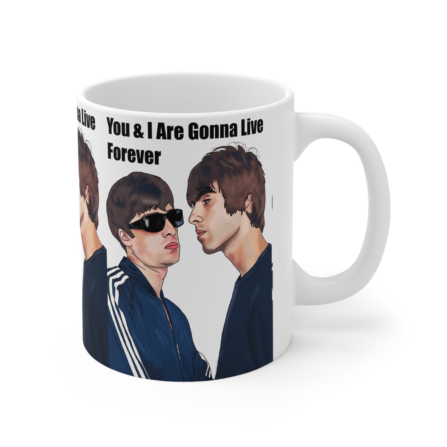 Oasis "You & I Are Gonna Live Forever" Mug