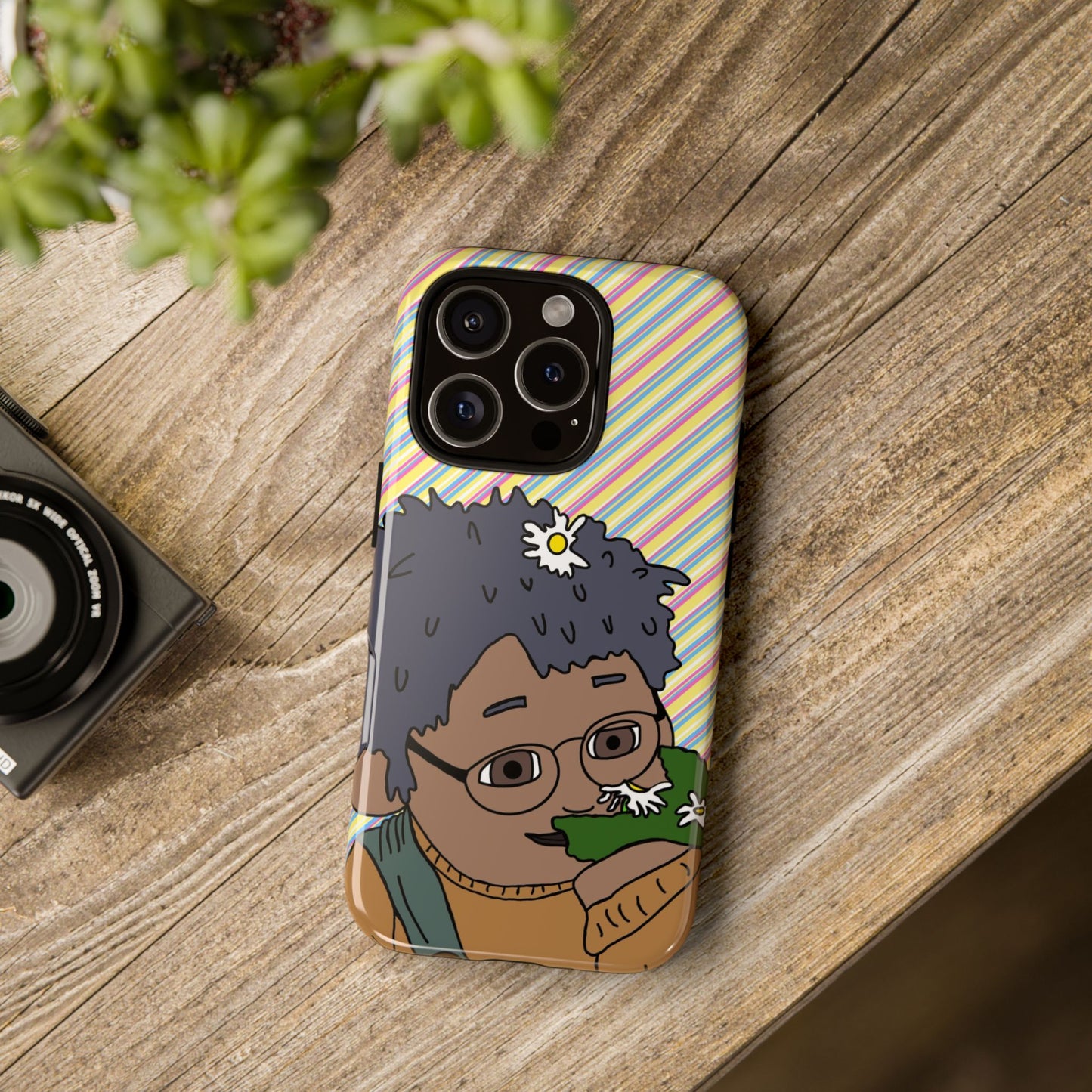 Cute Flowers Tom Phone Case —