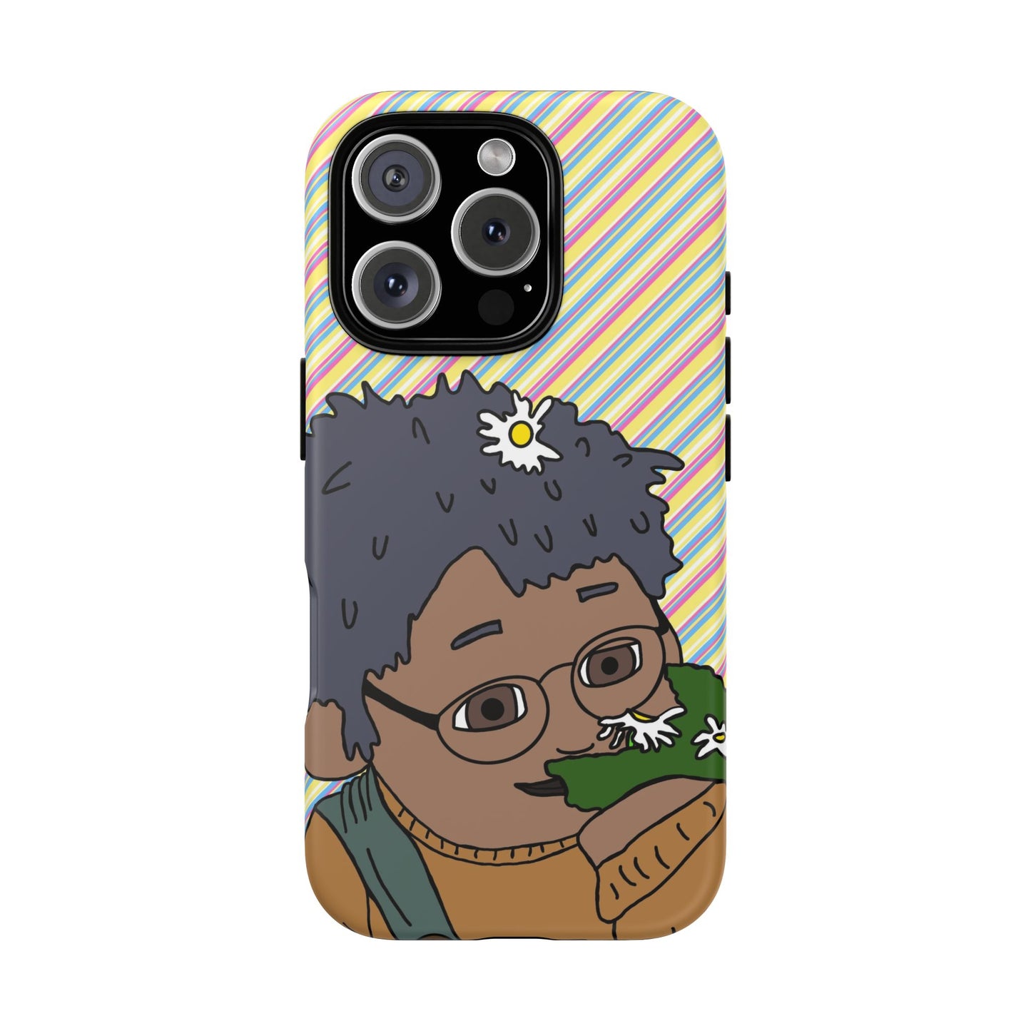 Cute Flowers Tom Phone Case —